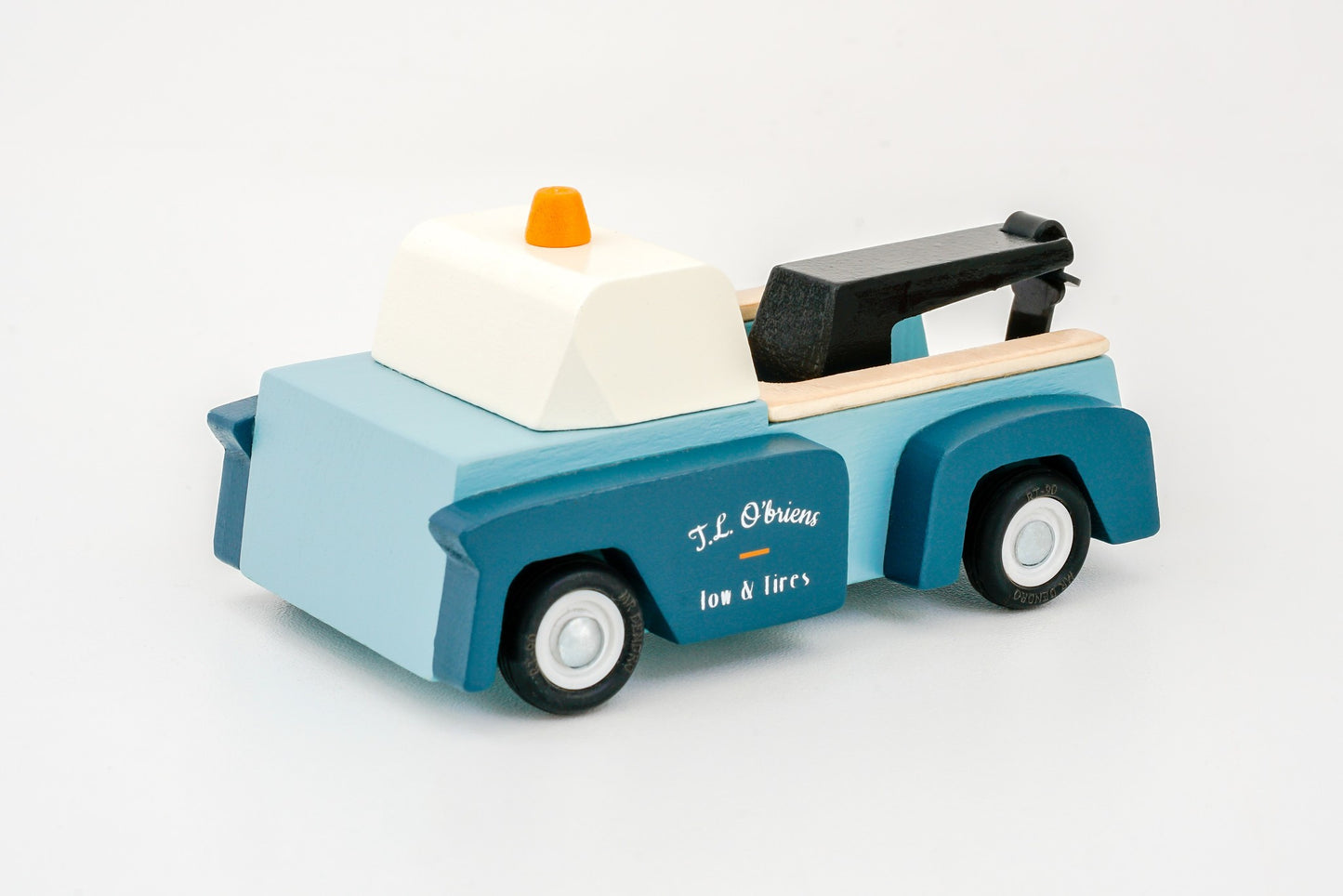 Houten speelgoedauto takelwagen 'The Wrecker'