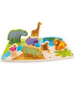 Wild Animal Puzzle & Play